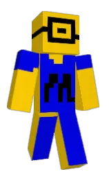 supernova and blue Minecraft skin — Classic model