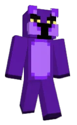 daisy bush and violet Minecraft skin — Classic model — first worn by Purple_D_Panther