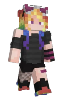 Front of Moxmix's skin