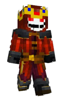 Front of RadeRed's skin