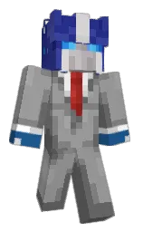 dusty gray and dove gray Minecraft skin — Classic model
