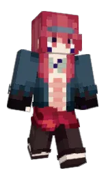 fiord and tall poppy Minecraft skin — Classic model — first worn by Kavarem