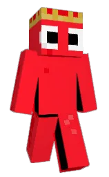 torch red and red Minecraft skin — Classic model