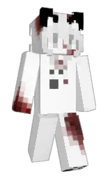alabaster and white Minecraft skin — Slim model