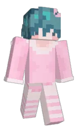cupid and wisp pink Minecraft skin — Slim model