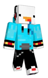 Novicion's Minecraft skin wearing the Follower's cape