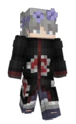 woodsmoke and cod gray Minecraft skin — Classic model