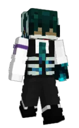 ___salmon__'s Minecraft skin wearing the Twisted cape