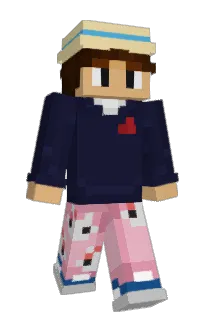 Front of NotBubbl's skin