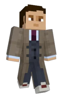 10th_Doctor Minecraft avatar full body