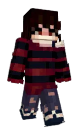 black and vulcan Minecraft skin — Slim model — first worn by so9so