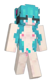 Front of catboyASMR's skin