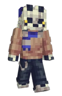 Front of Pixlbi's skin