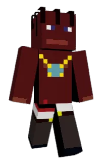 Front of TioKiri's skin