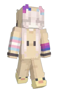 Front of VanillBean's skin