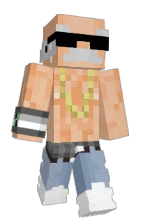 Front of moonBiceps's skin