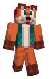 kuperfox's Minecraft skin wearing the Migrator cape