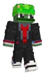 mine shaft and hippie green Minecraft skin — Classic model — first worn by The_L3g3nd