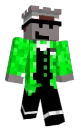 black and hurricane Minecraft skin — Classic model