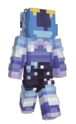 pigeon post and polo blue Minecraft skin — Slim model — first worn by Vyddial