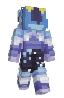 Front of Vyddial's skin