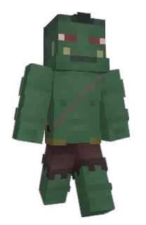 Front of Dizope's skin