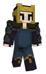 LokiThePoet's Minecraft skin wearing the Migrator cape