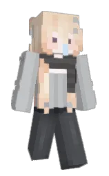 silver sand and bombay Minecraft skin — Slim model