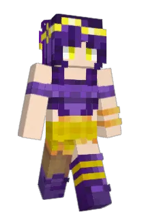 Front of Komenna's skin