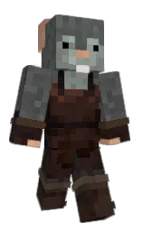 white and jon Minecraft skin — Classic model — first worn by R2Ratman