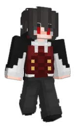 WillOnDaXboxx's Minecraft skin wearing the Menace cape