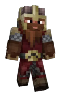 Front of itsche's skin