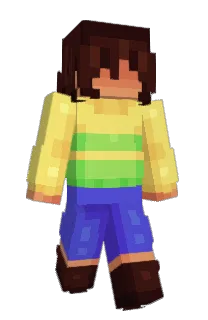Front of Pixxelly's skin