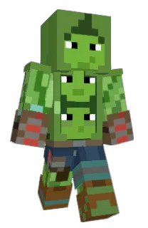 Front of Midzislaw's skin