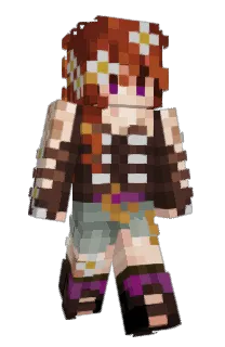 Front of crumpetly's skin