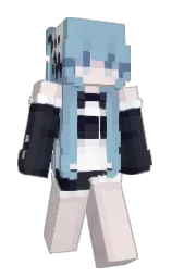 pot pourri and rock blue Minecraft skin — Slim model — first worn by Seavrili