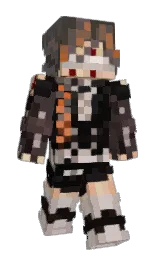 cod gray and silk Minecraft skin — Slim model — first worn by Nebula0360