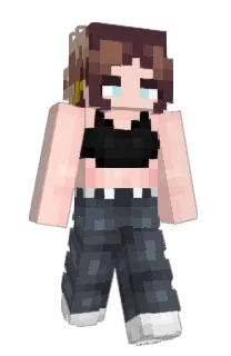Front of Rosepown's skin