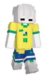 LukiSenpai's Minecraft skin wearing the 15th Anniversary cape
