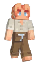 sisal and leather Minecraft skin — Slim model — first worn by kokiriglade
