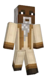 white and wild sand Minecraft skin — Classic model — first worn by balbuceador