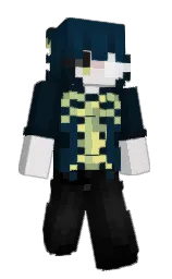 finalgx's Minecraft skin wearing the Twisted cape