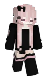 cod gray and cavern pink Minecraft skin — Slim model — first worn by MrKitty0308