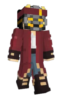Front of ItsFrostty's skin