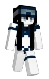 Unfindable's Minecraft skin wearing the Moonlight Trail cape