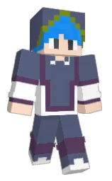 comet and white Minecraft skin — Slim model
