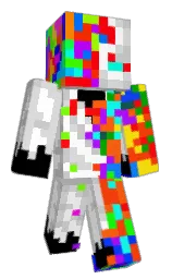 black and alto Minecraft skin — Classic model