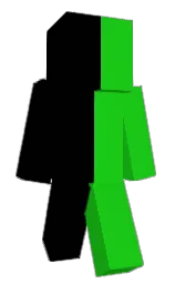 black and malachite Minecraft skin — Classic model