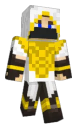 white and gallery Minecraft skin — Classic model