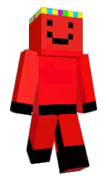 red and torch red Minecraft skin — Slim model